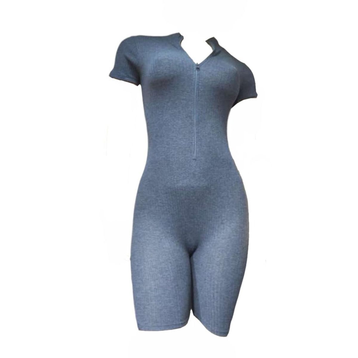 GENERICO - Mujer Enterizo Adid Shorts Col-26 Plomo