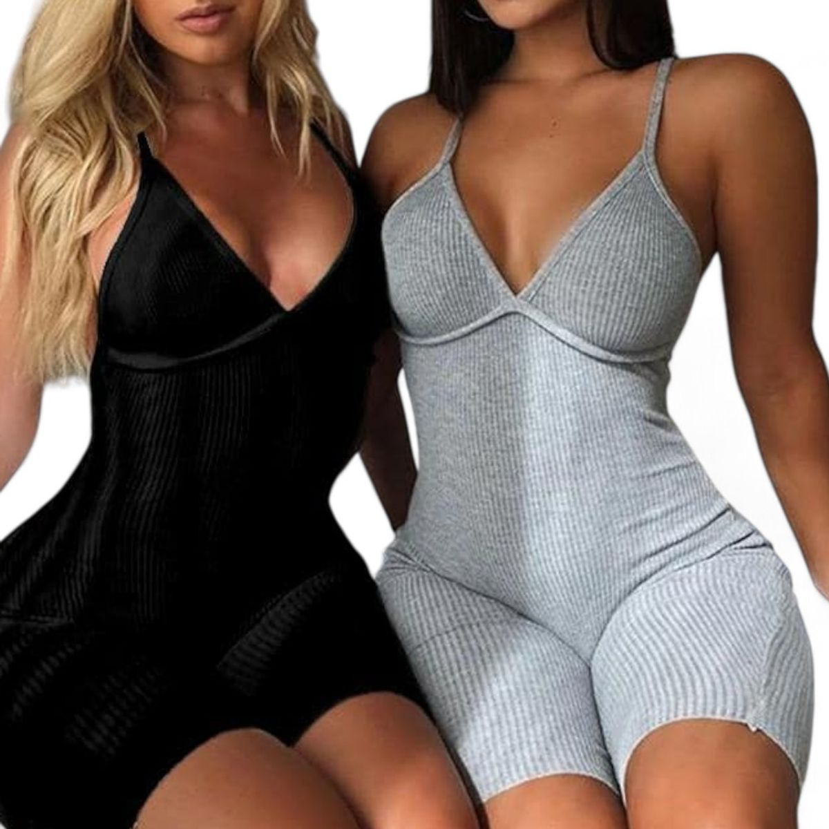 GENERICO - Mujer Enterizo Olimpico Chavo Col-22 Gris