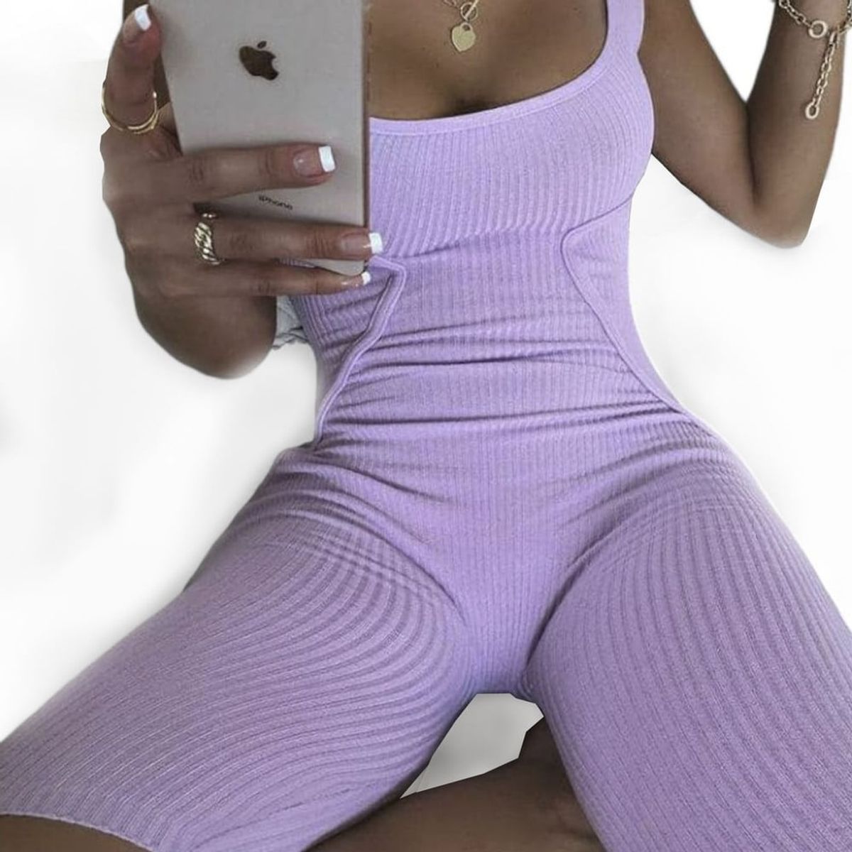 GENERICO - Mujer Enterizo Olimpico Chavo Col-22 Lila