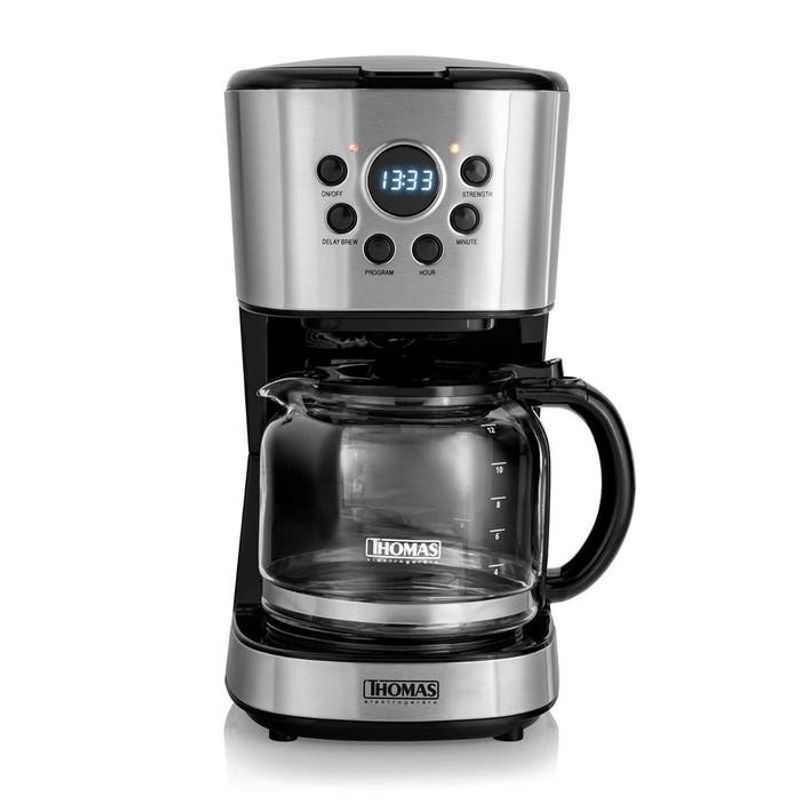 THOMAS - Cafetera de Filtro Thomas TH-141DI de 12 Tazas