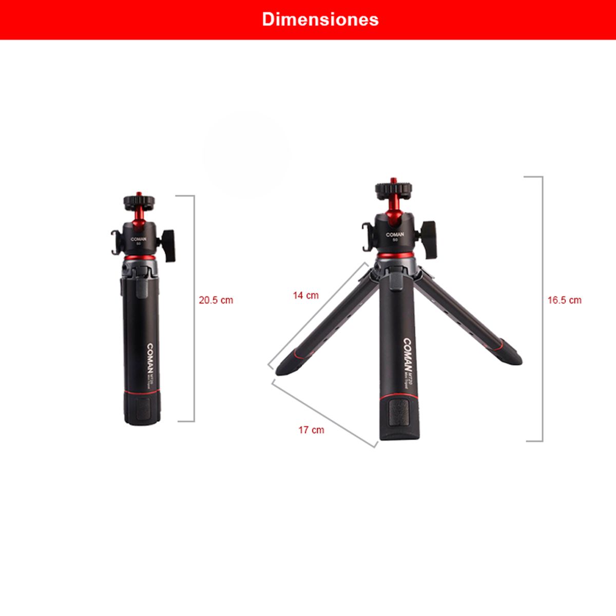 GENERICO - Tripode Coman MT20S0
