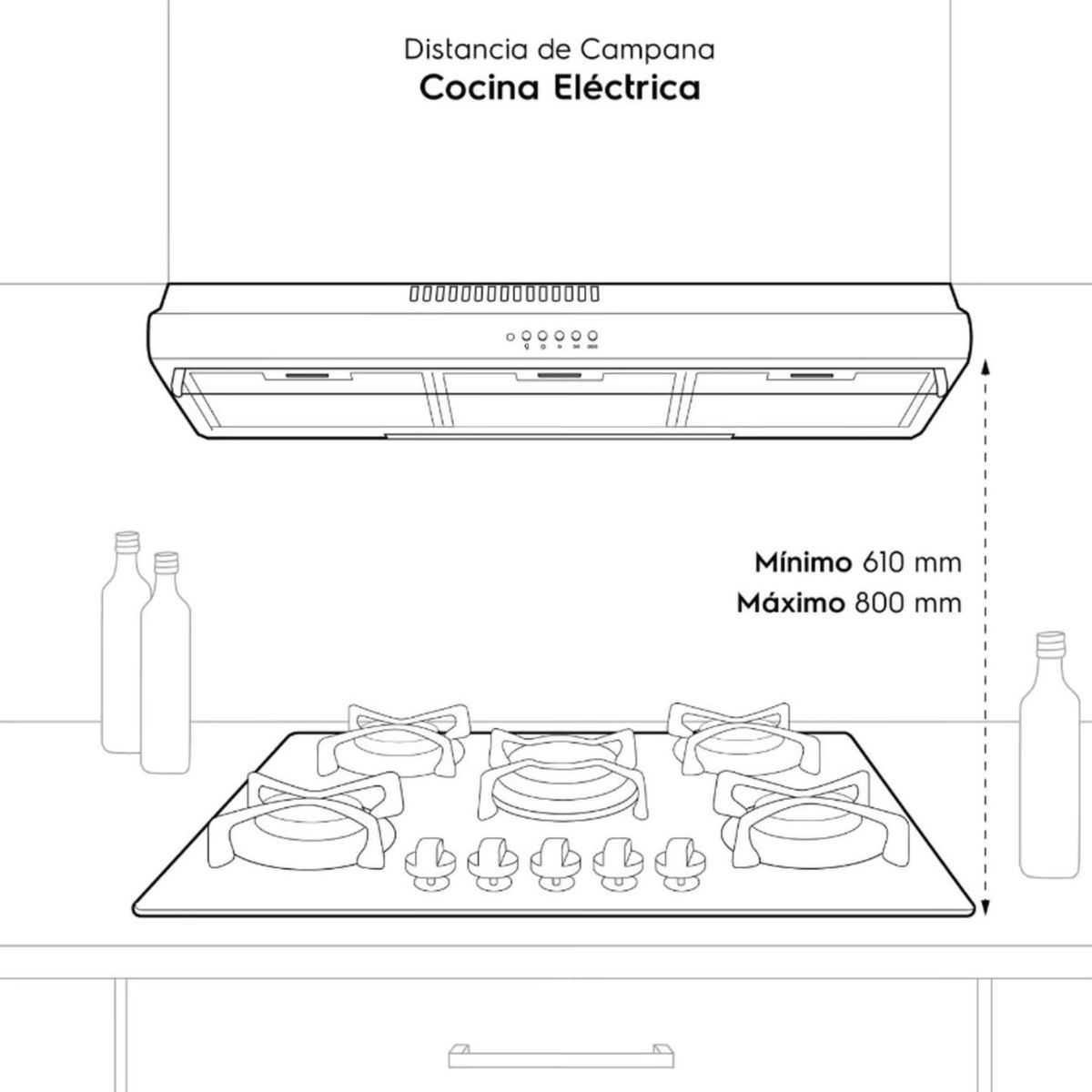 ELECTROLUX - Campana Empotrable Electrolux 60 cm Eléctrica Tradicional EJSE242TBIS