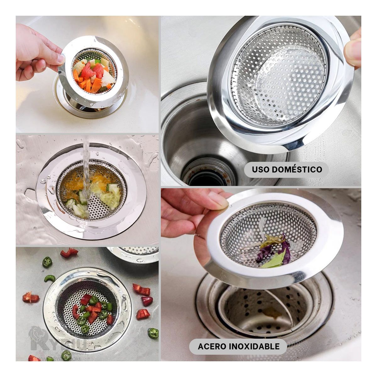 GENERICO - Filtrador Funcional e Ideal 9 cm Plateado Y+Gift MiniAgenda