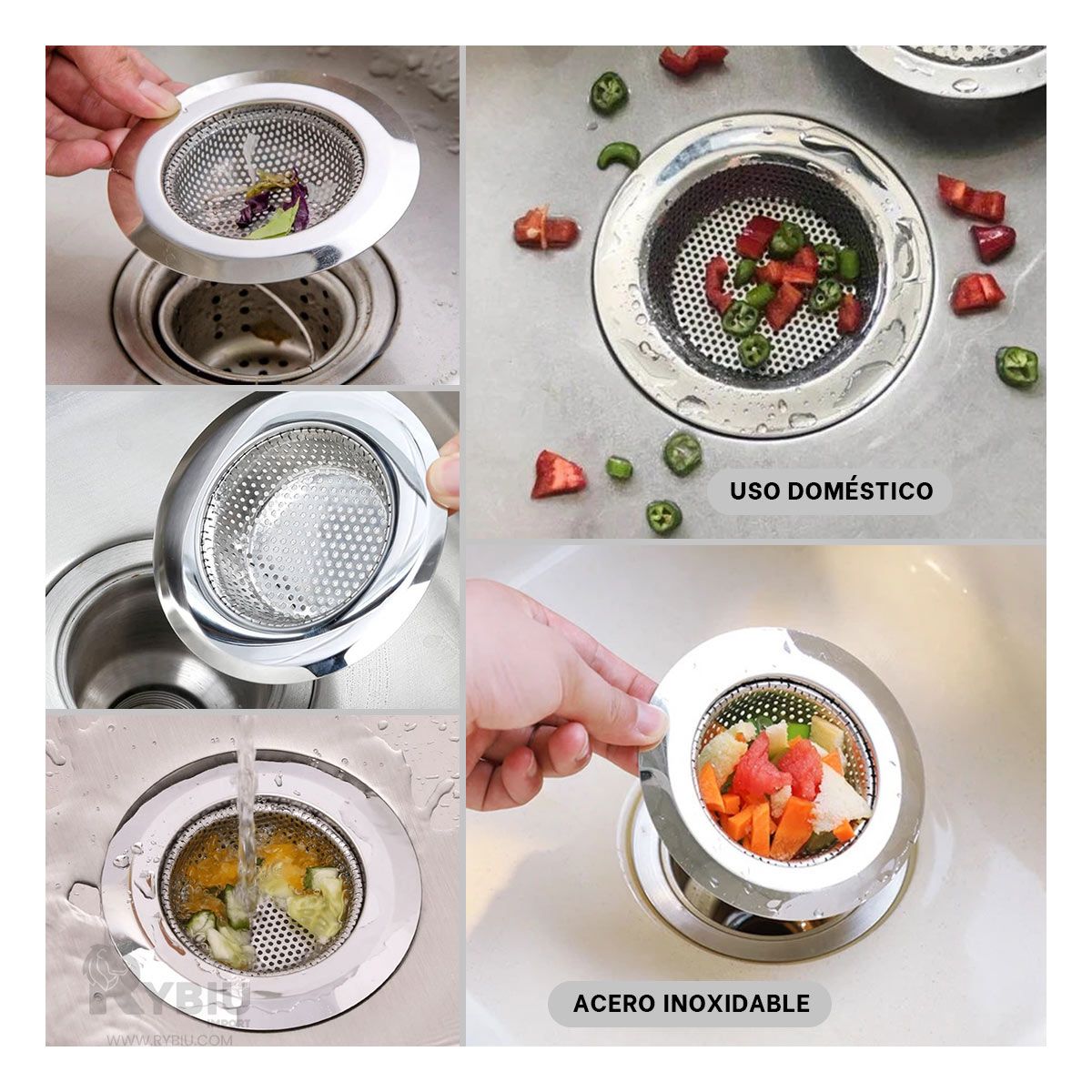 GENERICO - Filtrador Funcional e Ideal 9 cm Plateado Y+Gift MiniAgenda