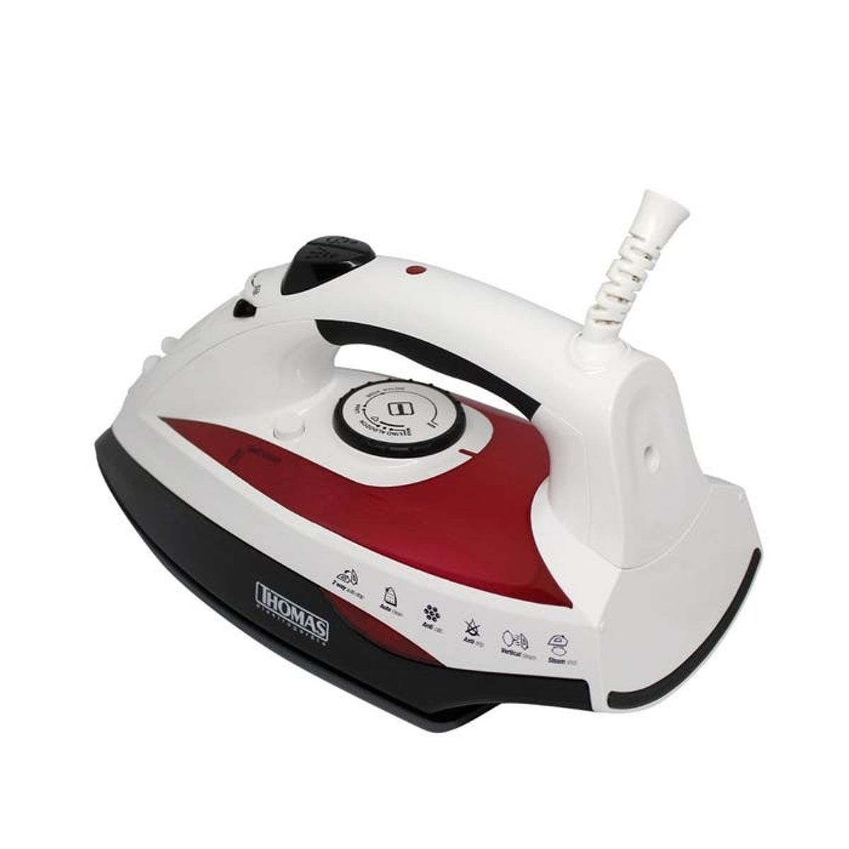 THOMAS - Plancha de vapor Thomas TH-7301 con Base De Cerámica