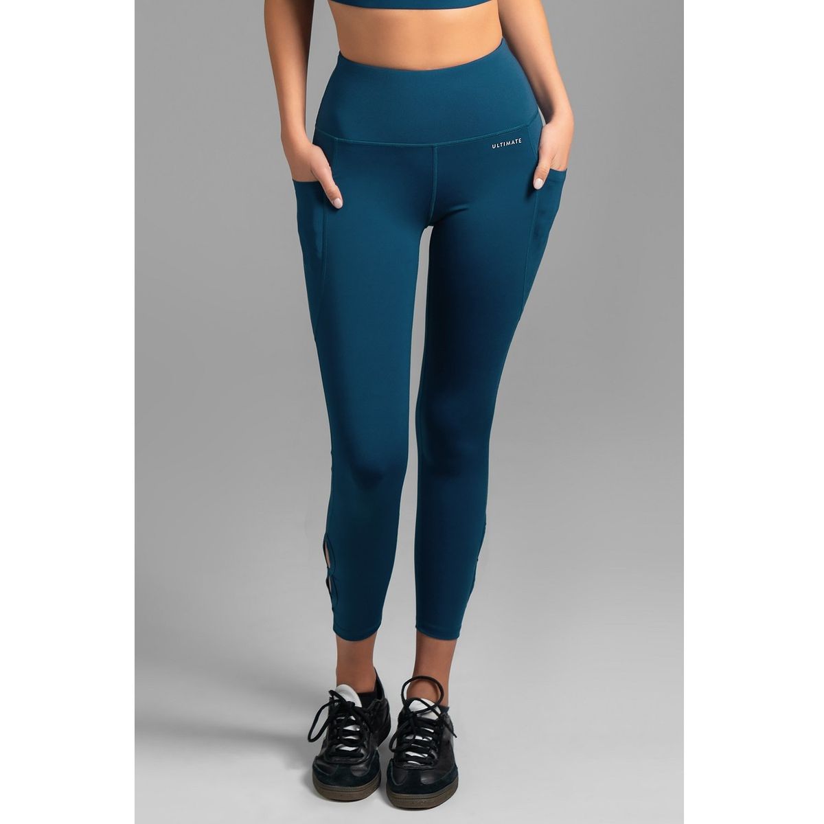 ULTIMATE - Leggings Deportivos Ultimate 7 - 8 para Mujer - Blue Opal