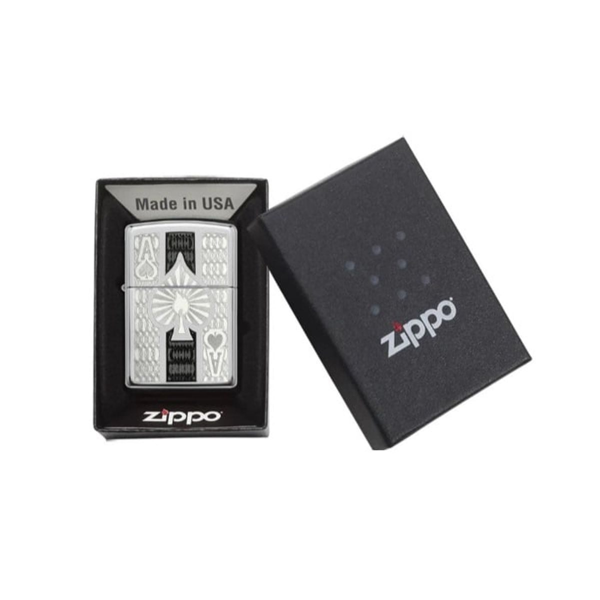 ZIPPO - Encendedor ZIPPO Intricate Spade Design 24196