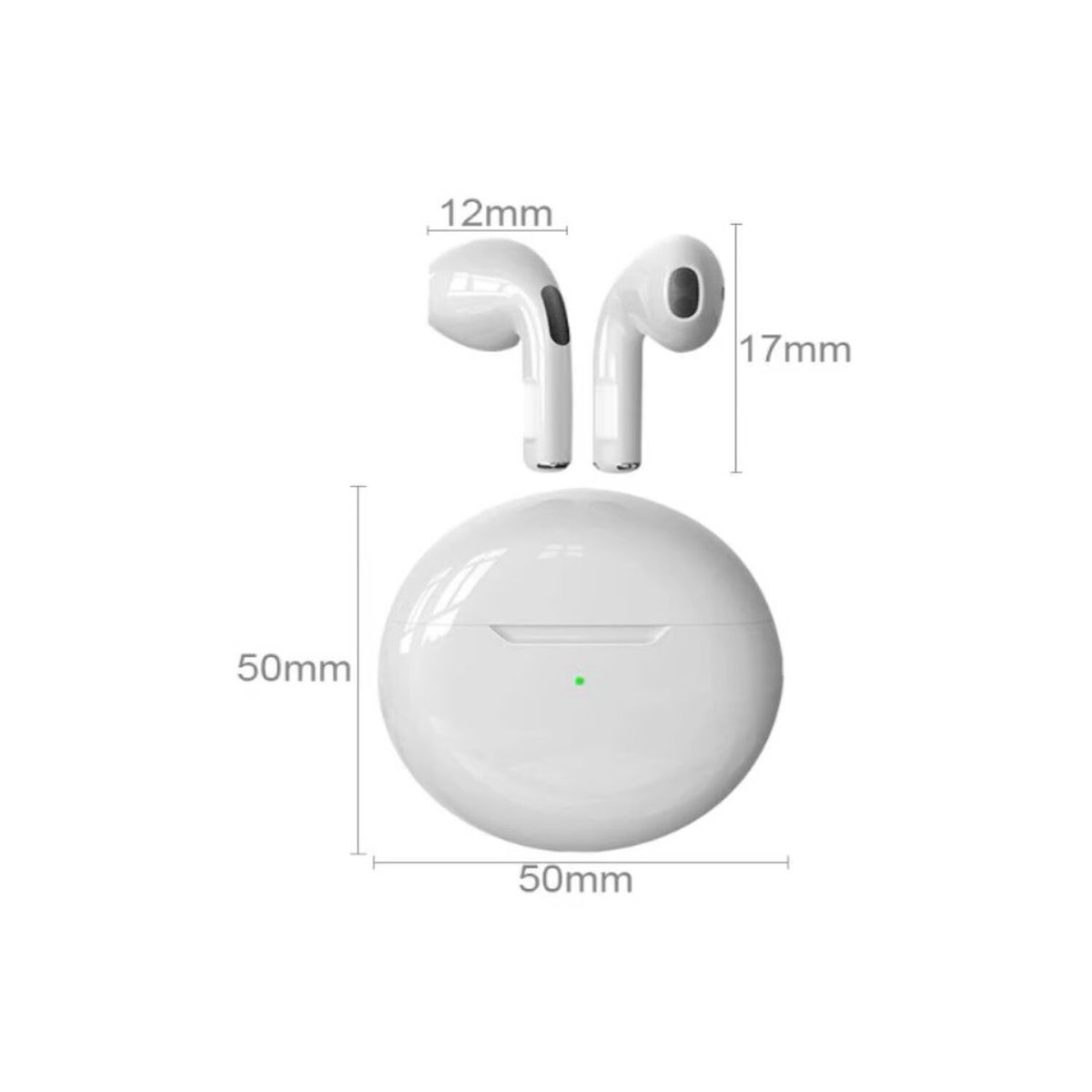 GENERICO - Audífonos Pro 6 Bluetooth Blanco