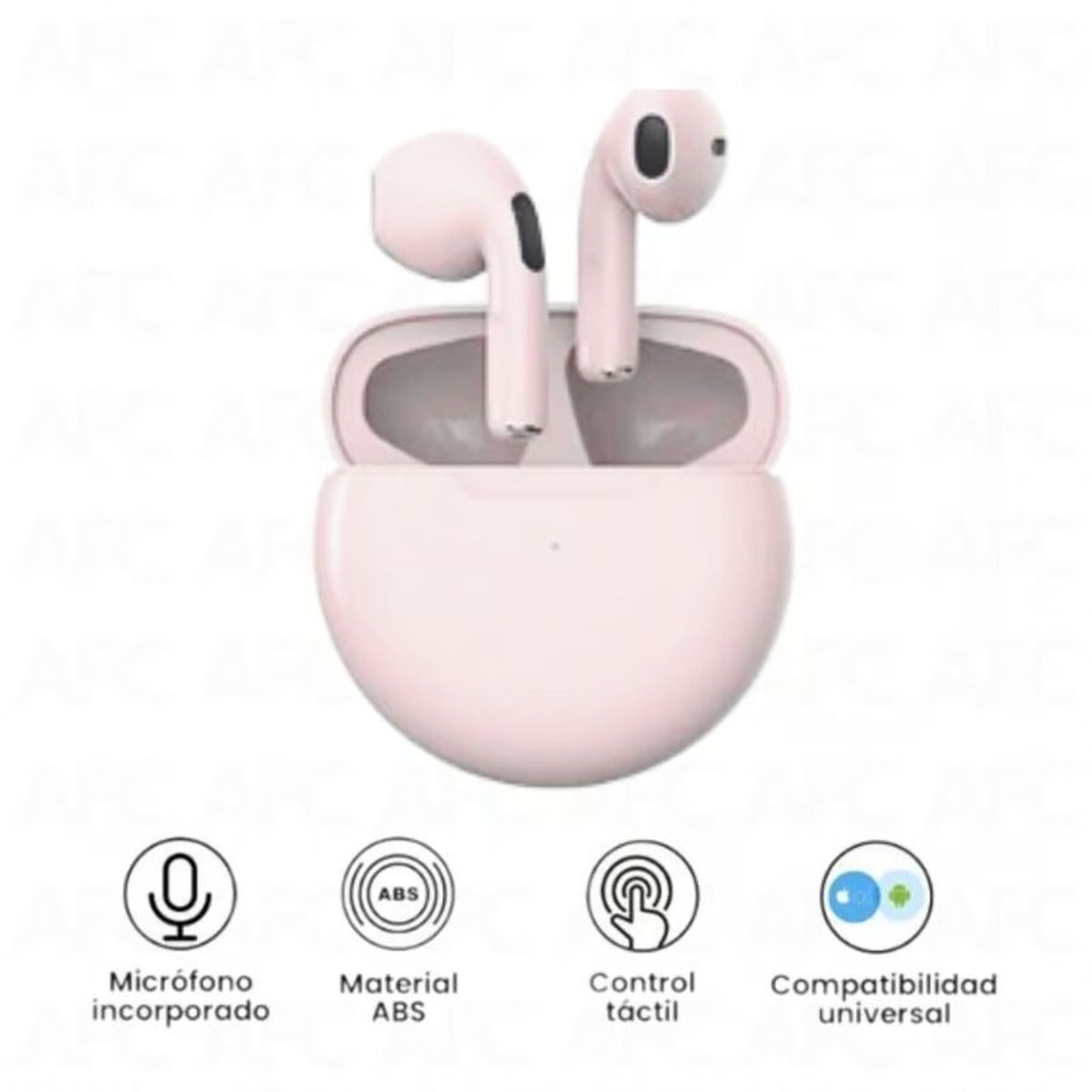 GENERICO - Audífonos Pro 6 Bluetooth Rosado