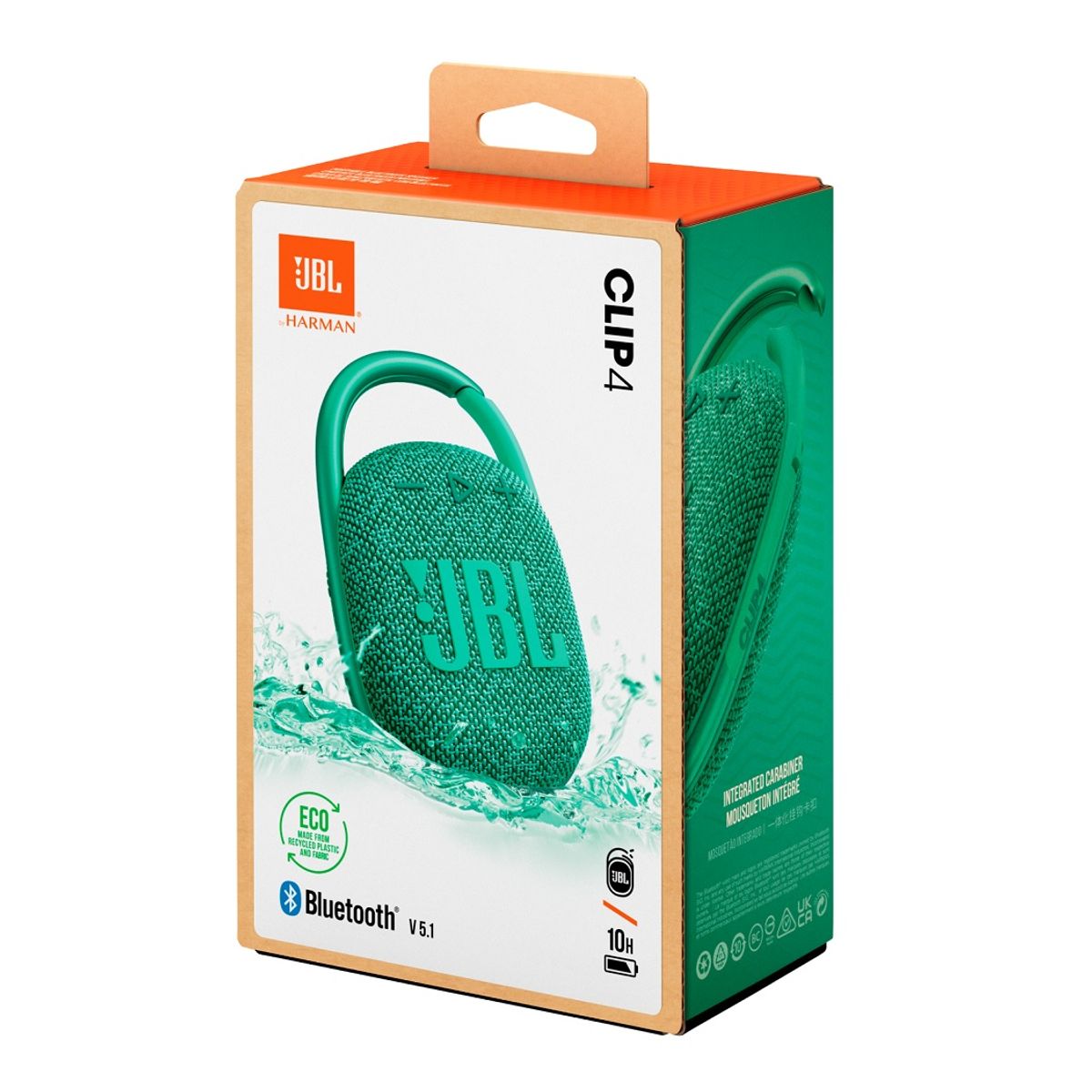 JBL - JBL - Parlante Clip4 - Bluetooth - Eco Verde
