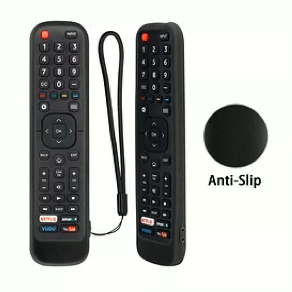 HISENSE - Funda de Silicona para Control HisenseNegro