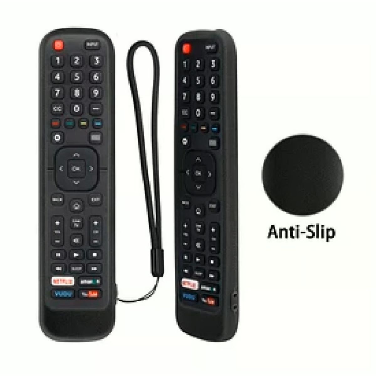 HISENSE - Funda de Silicona para Control HisenseNegro