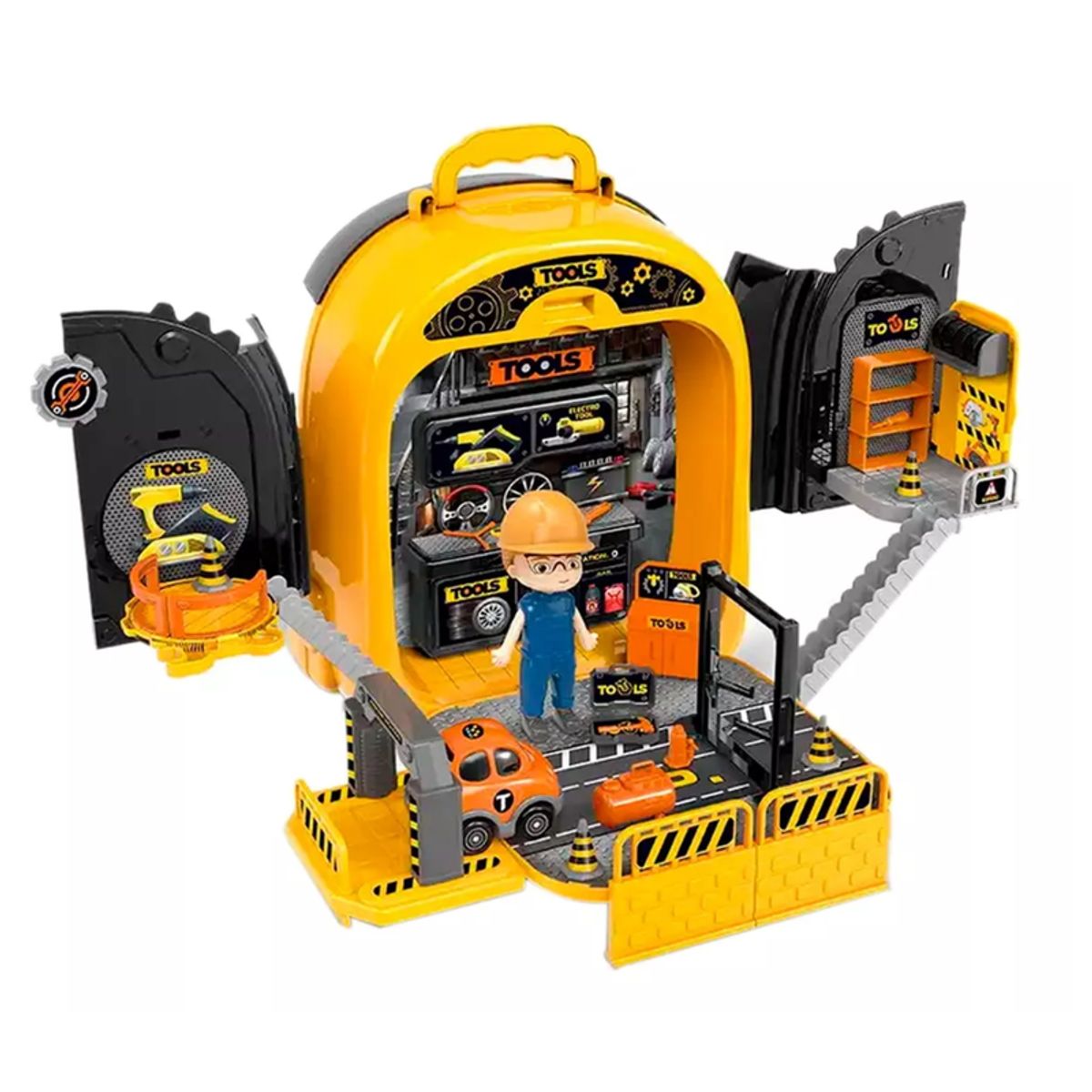 GENERICO - Set de Herramientas de Juguete Portatil 3 en 1