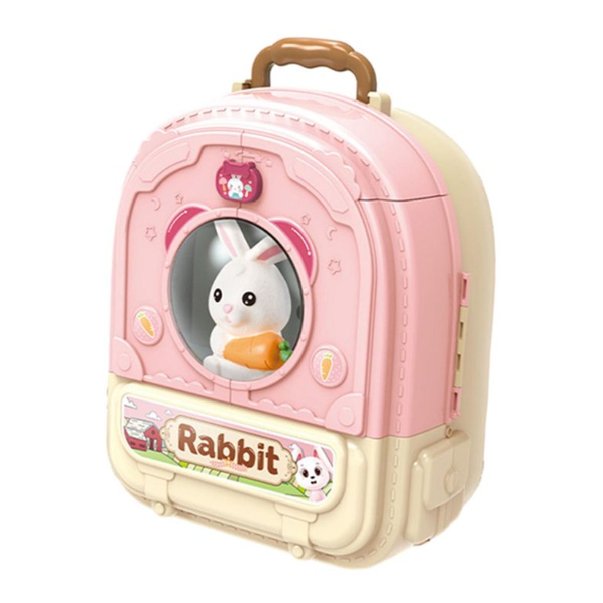 GENERICO - Set de Mascota Conejo 3 en 1 Dos caras