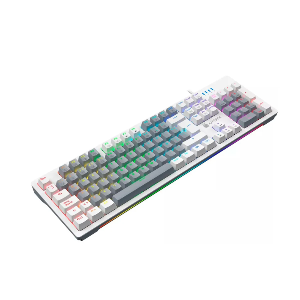 ANTRYX - TECLADO MECANICO ANTRYX MK860L PURPLE SWITCH PN AMK-CS860LWGPU-SP