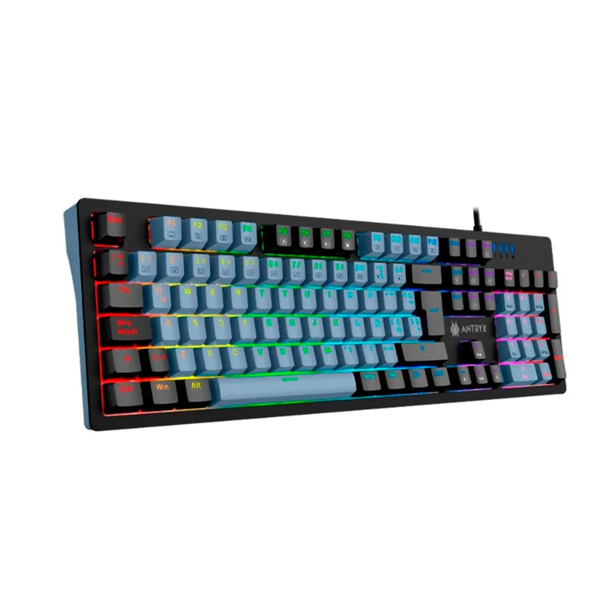 ANTRYX - TECLADO ANTRYX MK860L SWITCH RED COLOR NEGRO PN AMK-CS860LKGRE-SP