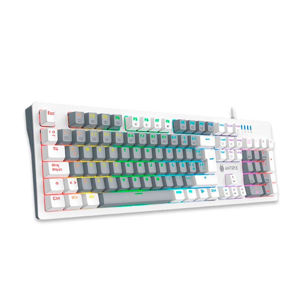 ANTRYX - TECLADO MECANICO ANTRYX MK860L RED SWITCH PN AMK-CS860LWGRE-SP