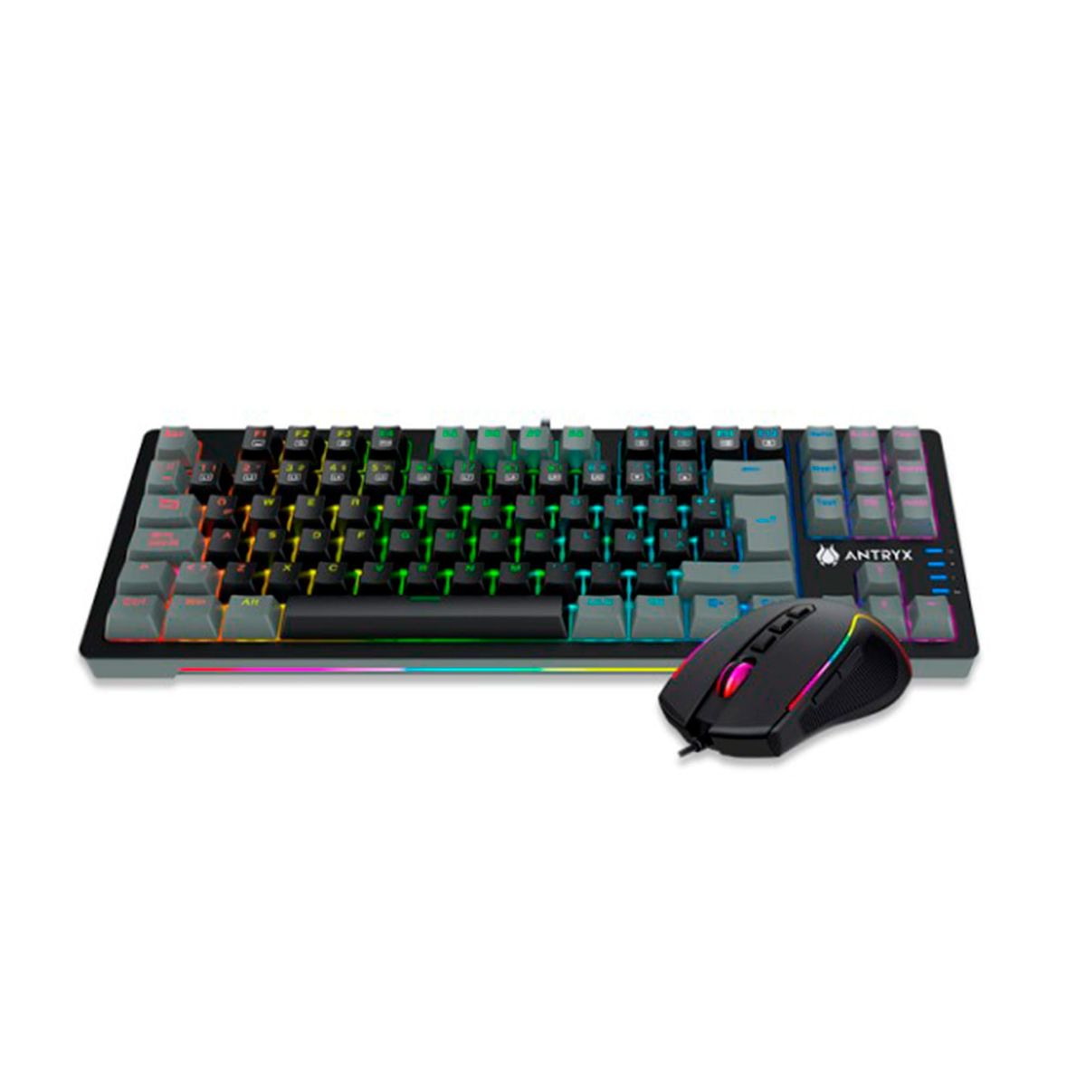 ANTRYX - KIT TECLADO + MOUSE ANTRYX GC- 5500 RED SWITCH PN AGC-5500KRE-SP