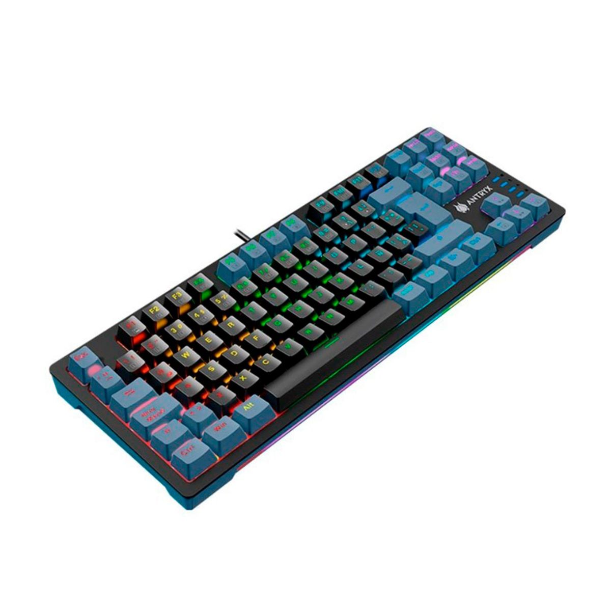 ANTRYX - TECLADO TKL ANTRYX MK840L NEGRO SWITCH BLUE PN AMK-CS840LKGBL-SP