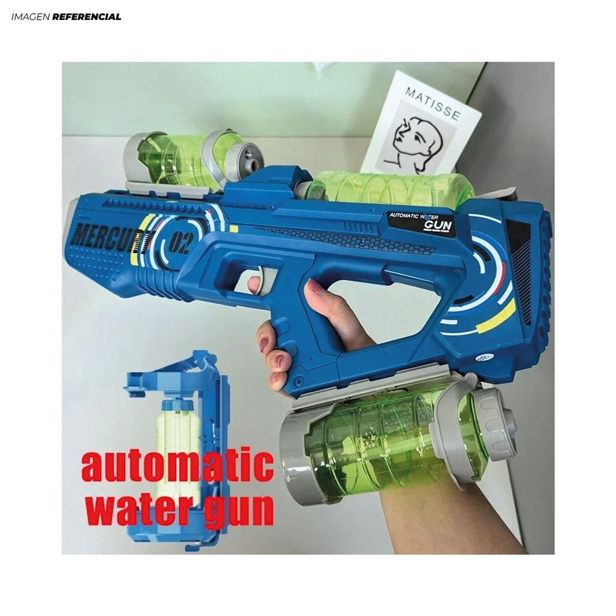 GENERICO - Juguete Divertido Pistola de Agua Mercury