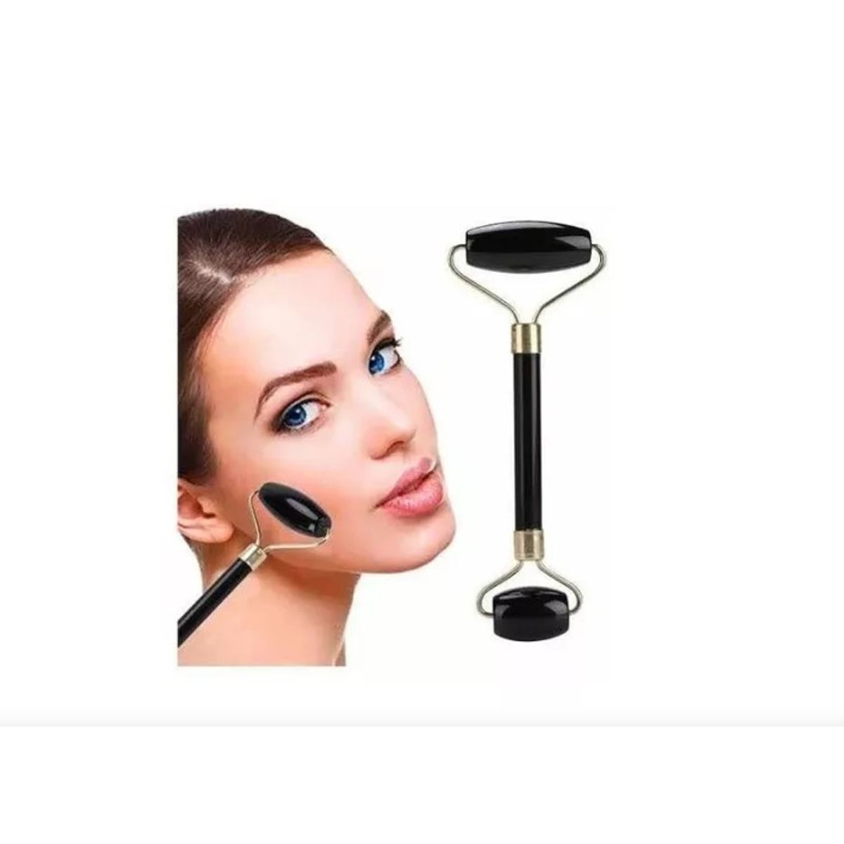 GENERICO - Masajeador De Rodillo En Piedra Jade Natural