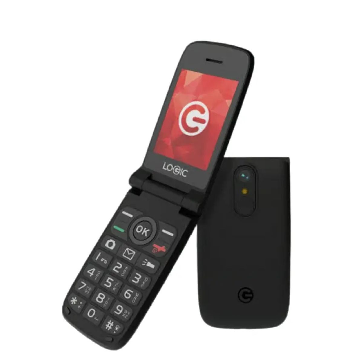 LOGIC - Logic F11L 4G Celular Básico con 4G Botón SOS Radio FM y Teclas Grandes