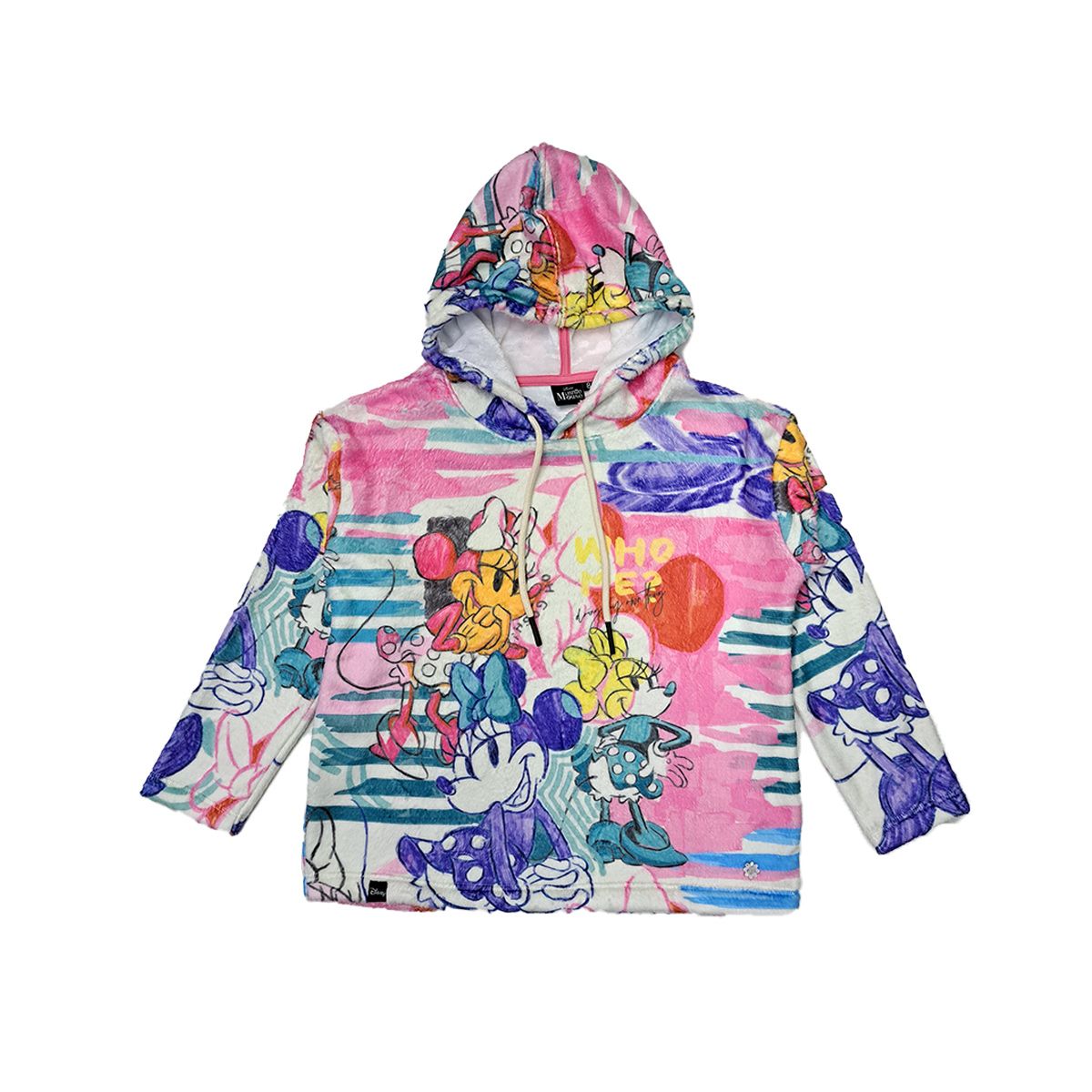 DISNEY - POLERA  DE  FELPA NIÑA MINNIE MOUSE