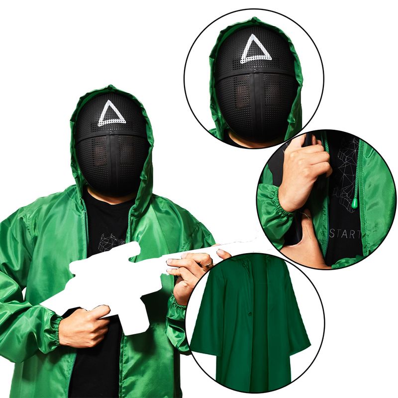 GENERICO - Disfraz Completo Máscara Soldado Talla M Halloween