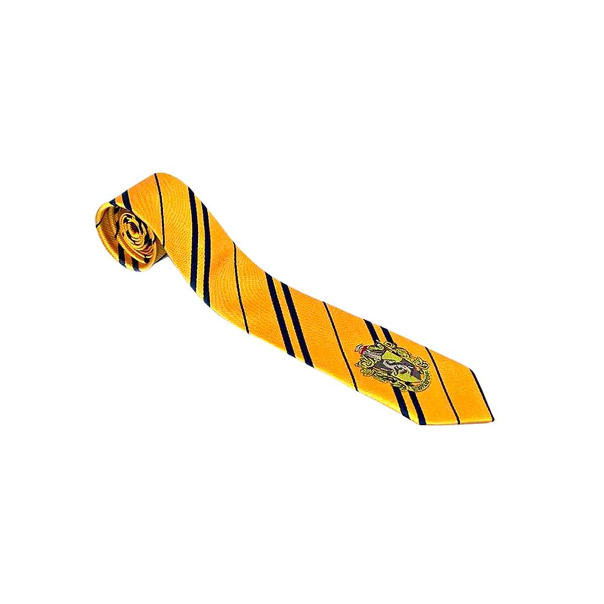 HARRY POTTER - Corbata Harry Potter Hufflepuff con Escudo
