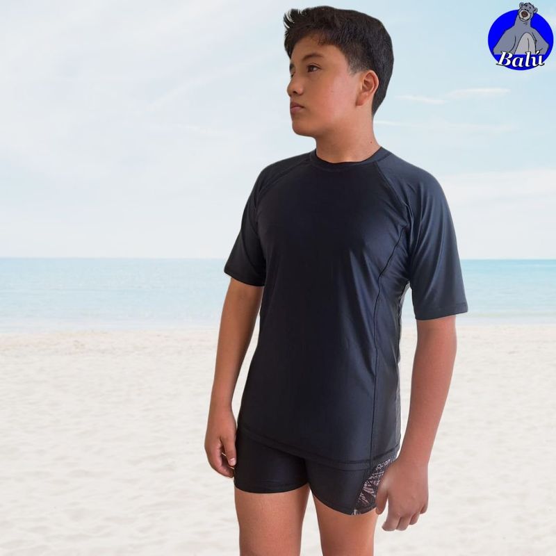 GENERICO - Polo de baño de maga corta