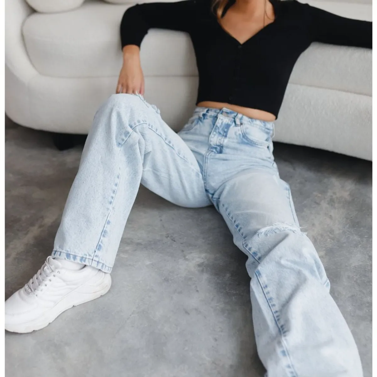 BETWEEN US - Jean High waisted Between Us