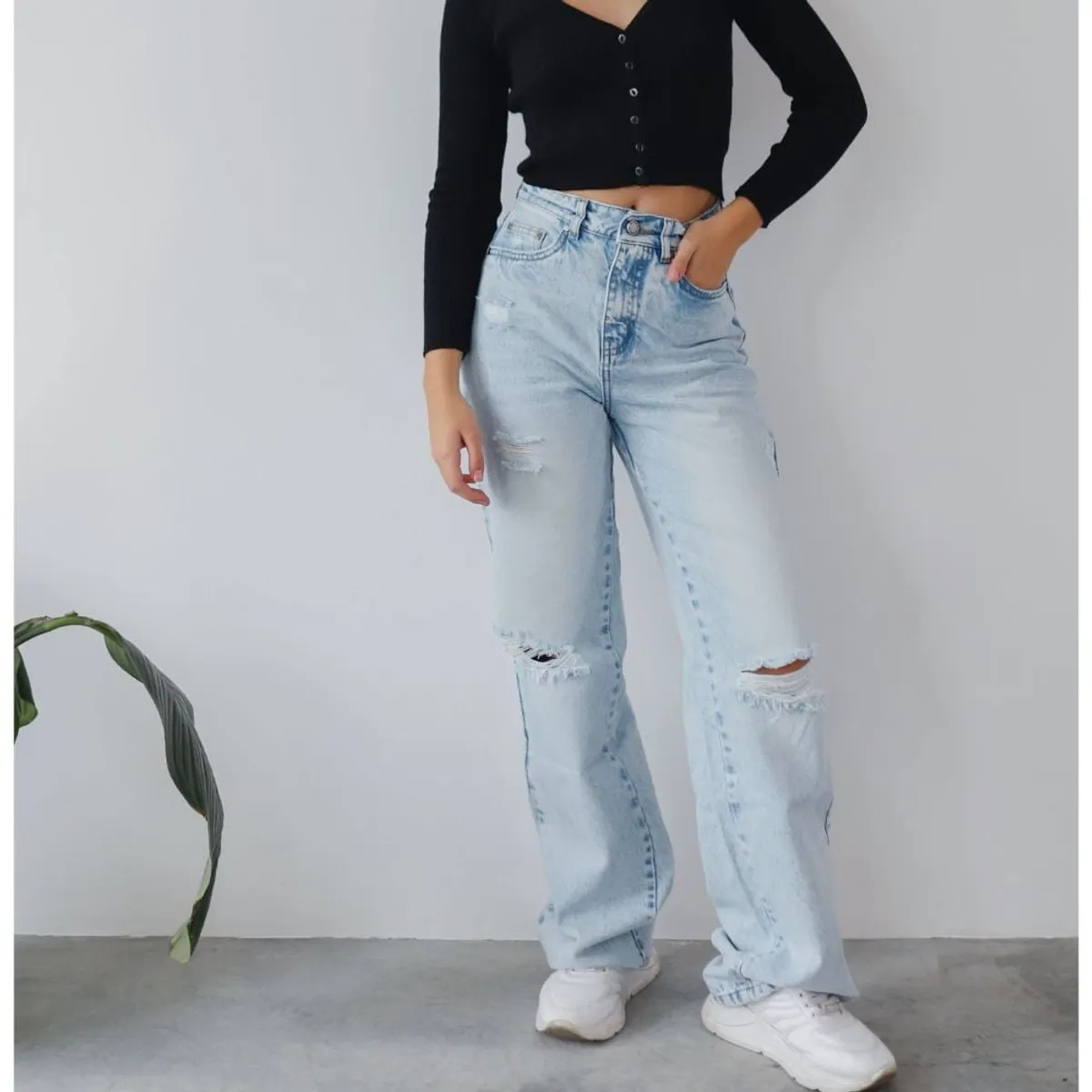 BETWEEN US - Jean High waisted Between Us