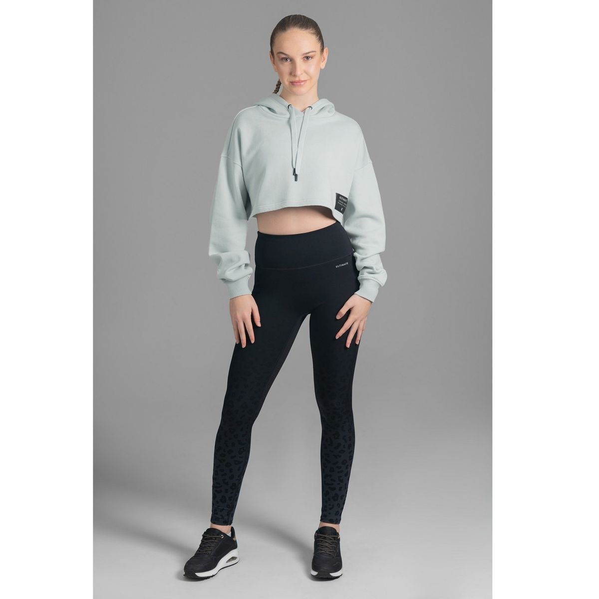 ULTIMATE - Ultimate Hoodie Crop Mujer Mint