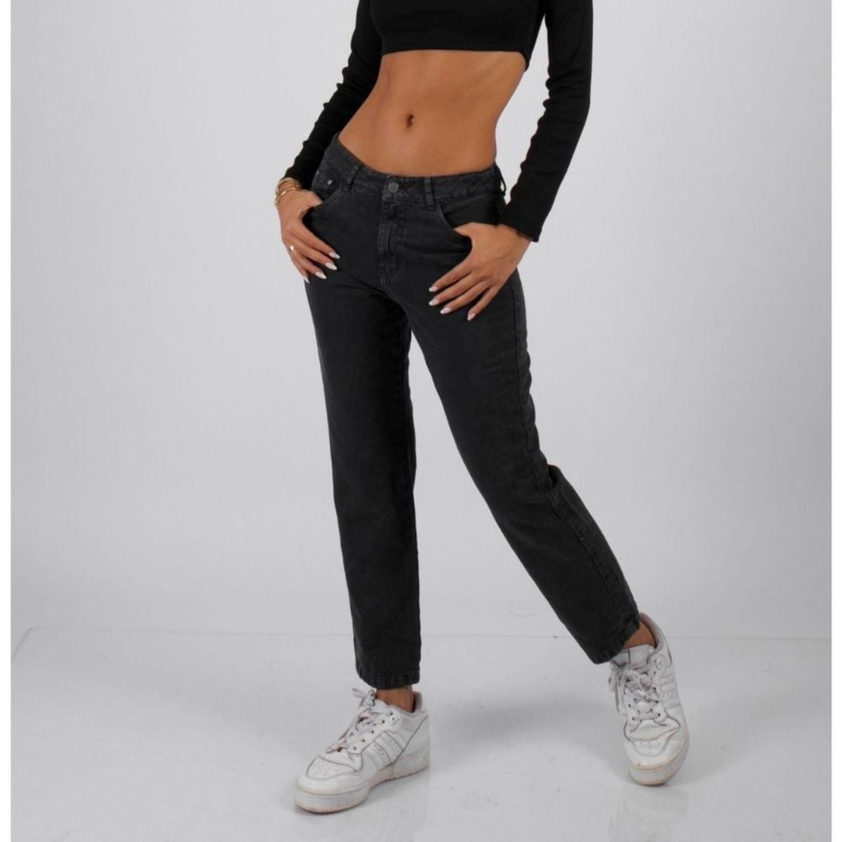 BETWEEN US - Jean Straight Low Hanna Between Us