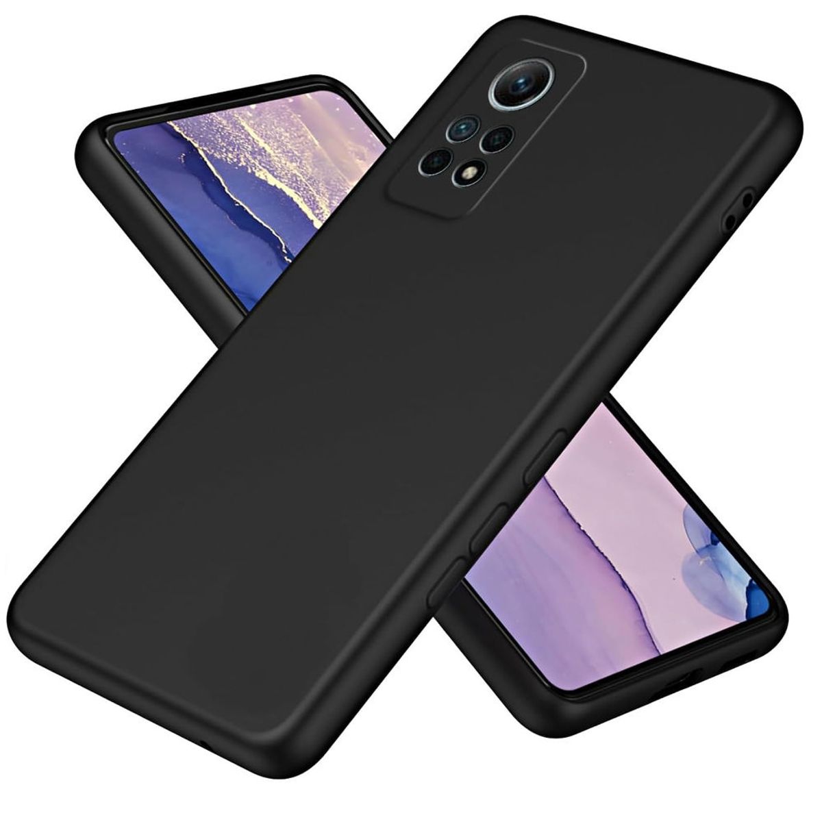 GENERICO - Funda para Xiaomi Redmi Note 13 Pro Plus 5G Soft Feeling Negro Resistente