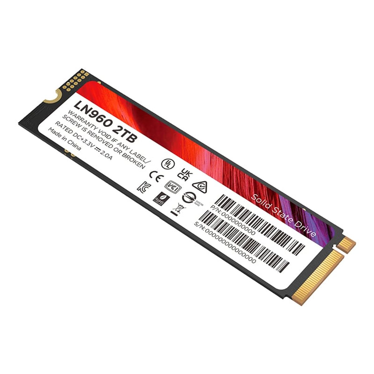 LENOVO - SSD Lenovo LN960, 2TB, M.2 2280, PCIe Gen 4 x4, NVMe 2.0