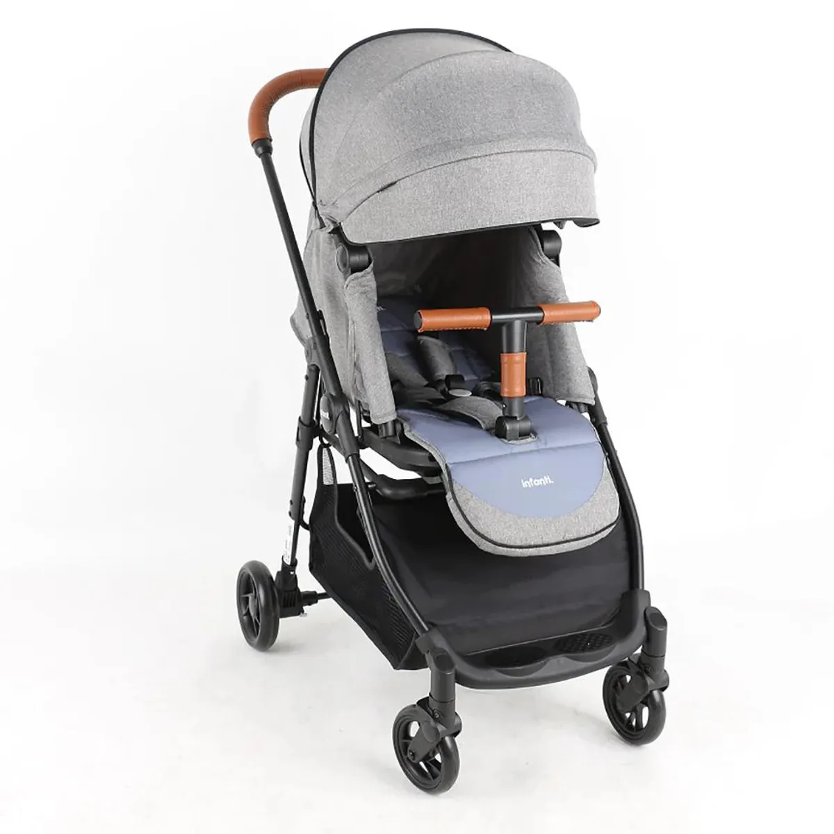 INFANTI - Coche Paseo Zuri 360° Gris