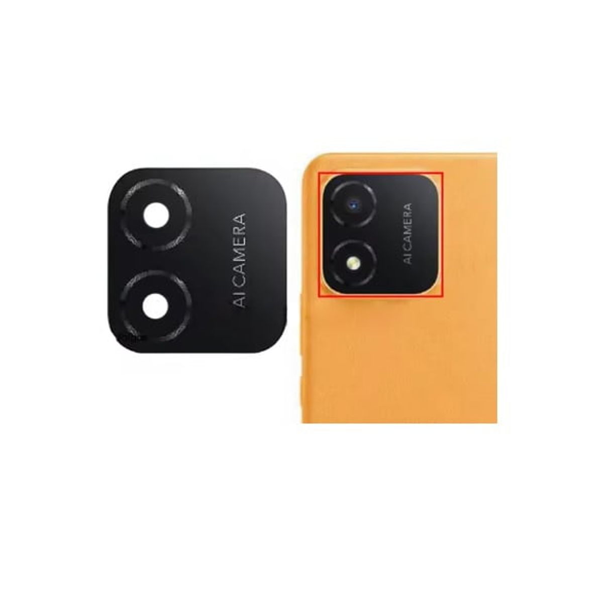 GENERICO - Repuesto lente Vidrio de cámara Honor X5 2023