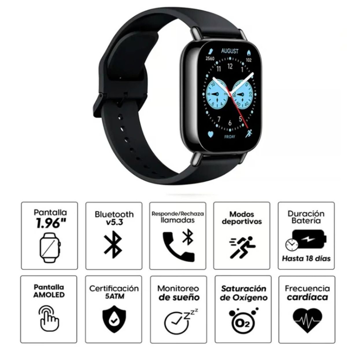 XIAOMI - Reloj Xiaomi Redmi Watch 5 Lite - Negro