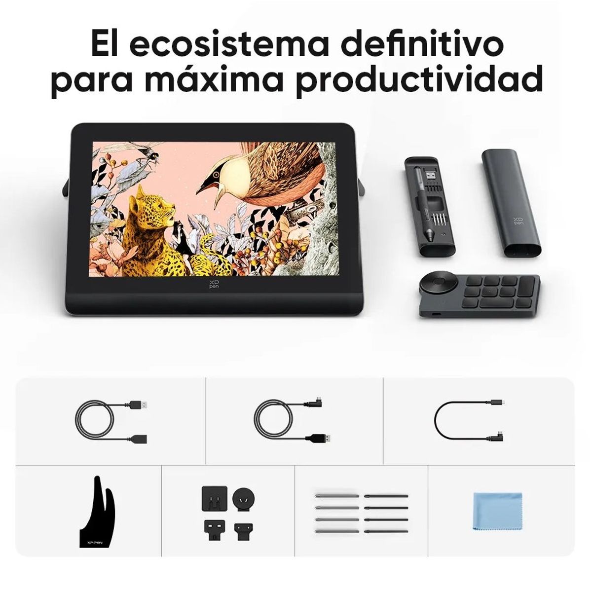 XP PEN - Pantalla XP-PEN Artist Pro 16 Gen2 16" WQXGA 16K Lapis X3 Pro