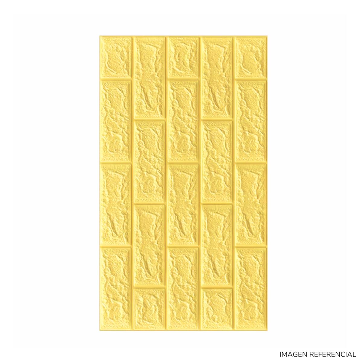 INSPIRA - Papel Tapiz Mural Decorativo Pack x4 Amarillo