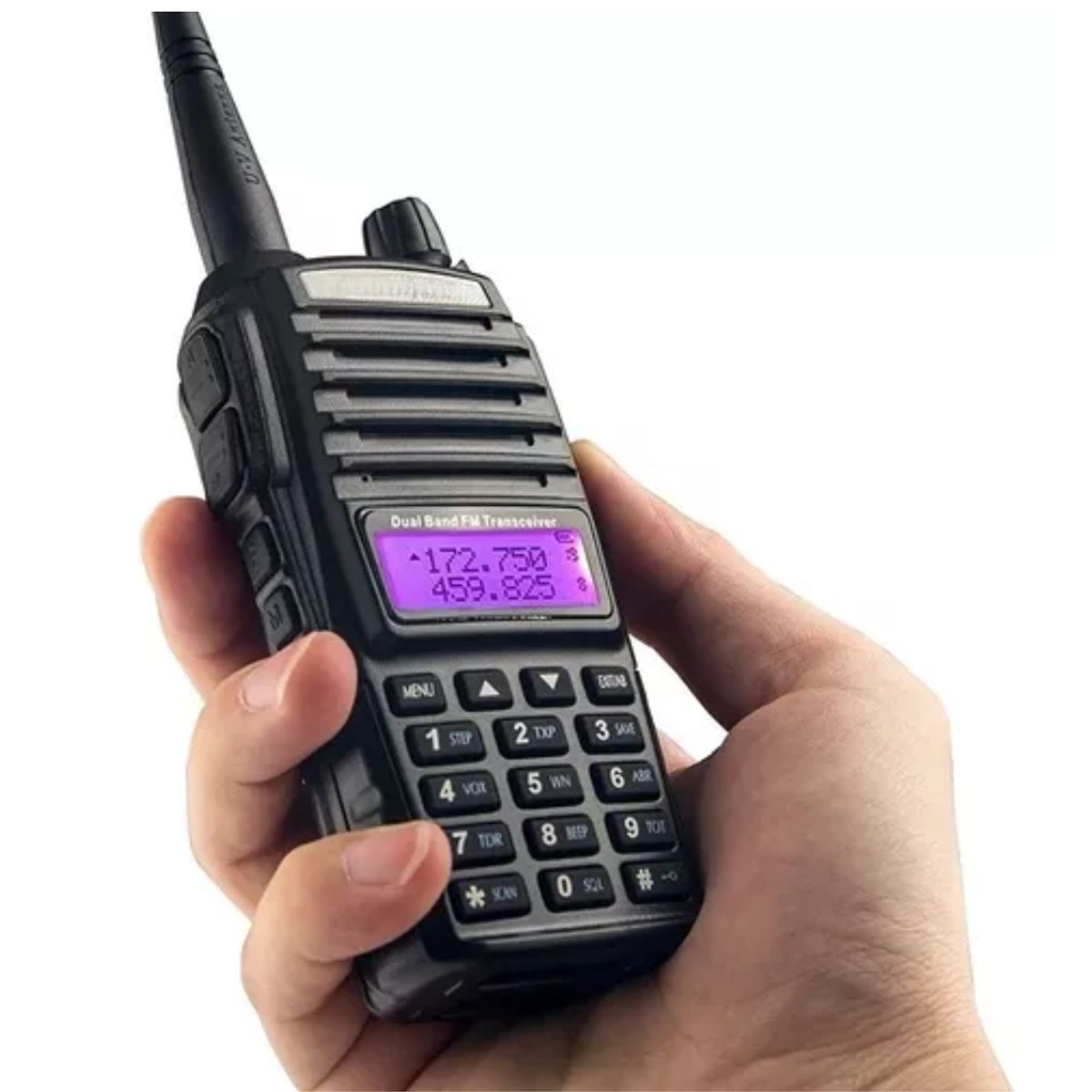 SEISA - Walkie Talkie Radio Fm Dual Banda Portatil Transmisor