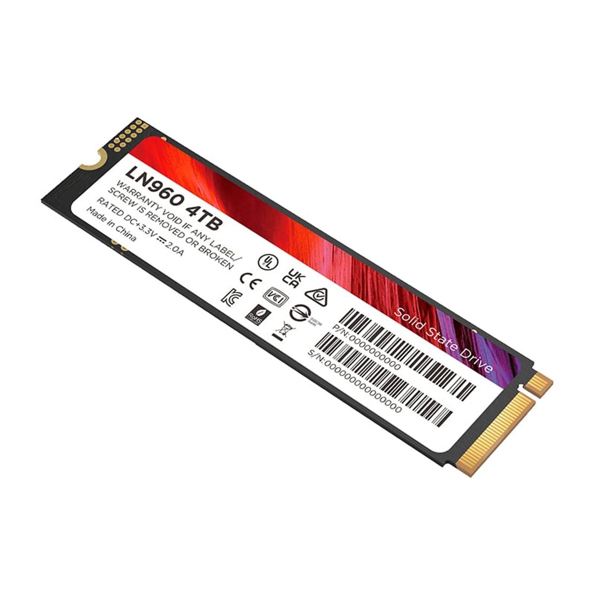 LENOVO - SSD Lenovo LN960, 4TB, M.2 2280, PCIe Gen 4 x4, NVMe 2.0
