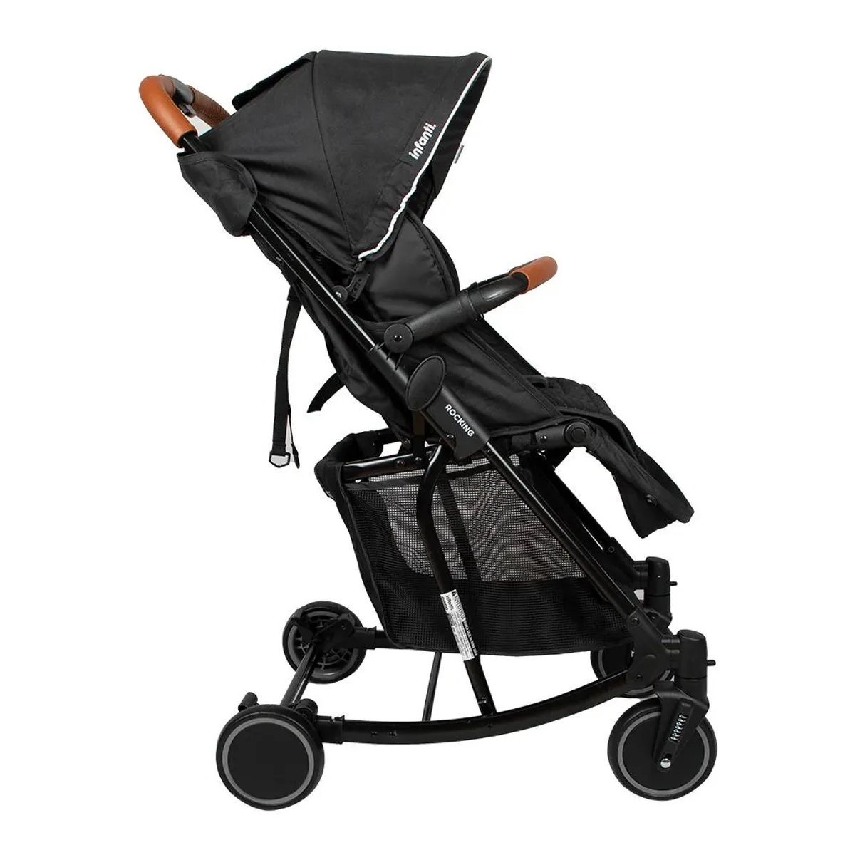 INFANTI - Coche Cuna Compacto Rocking Black Infanti