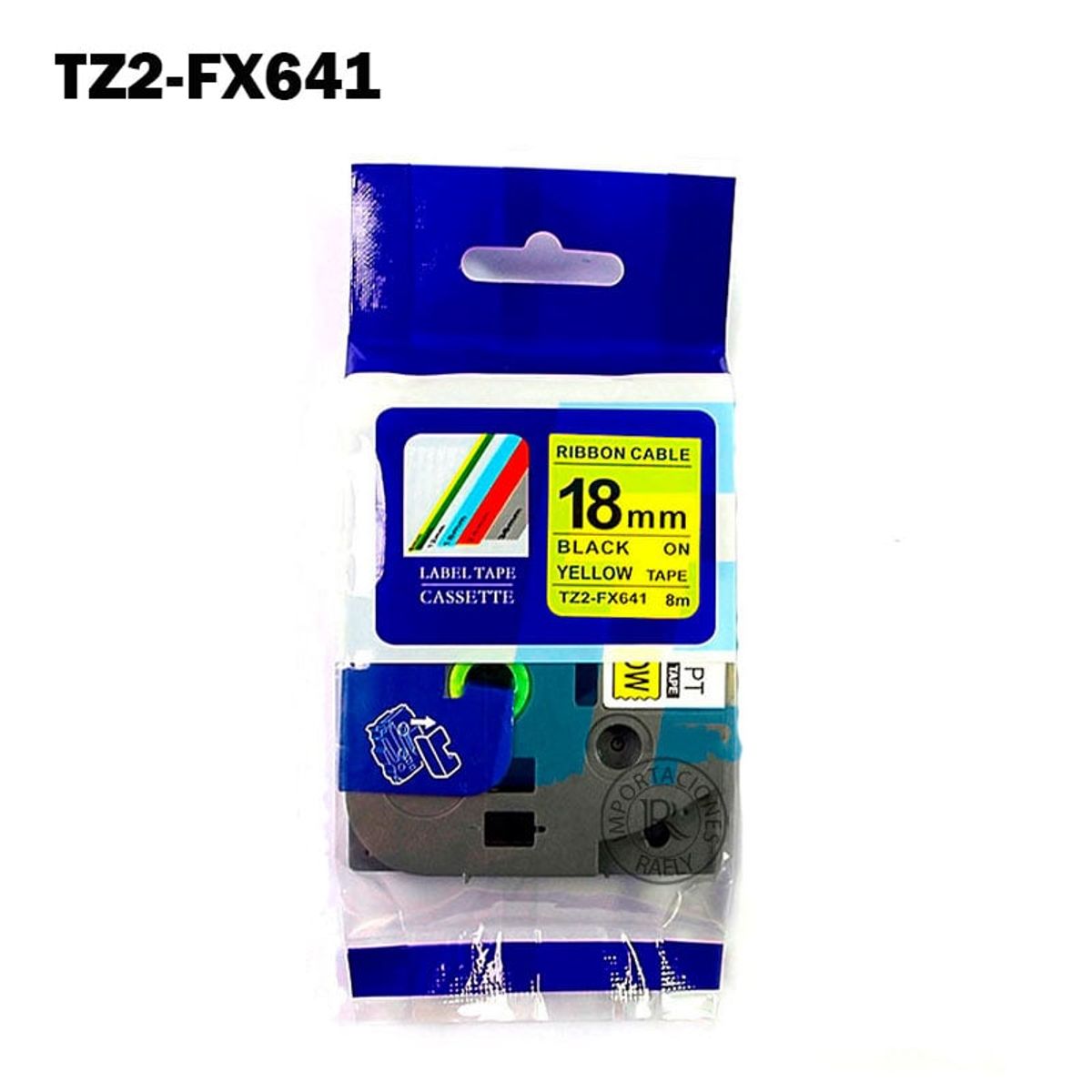 GENERICO - TZ2-FX641  Cinta Compatible Brother 18mm TZE-FX641