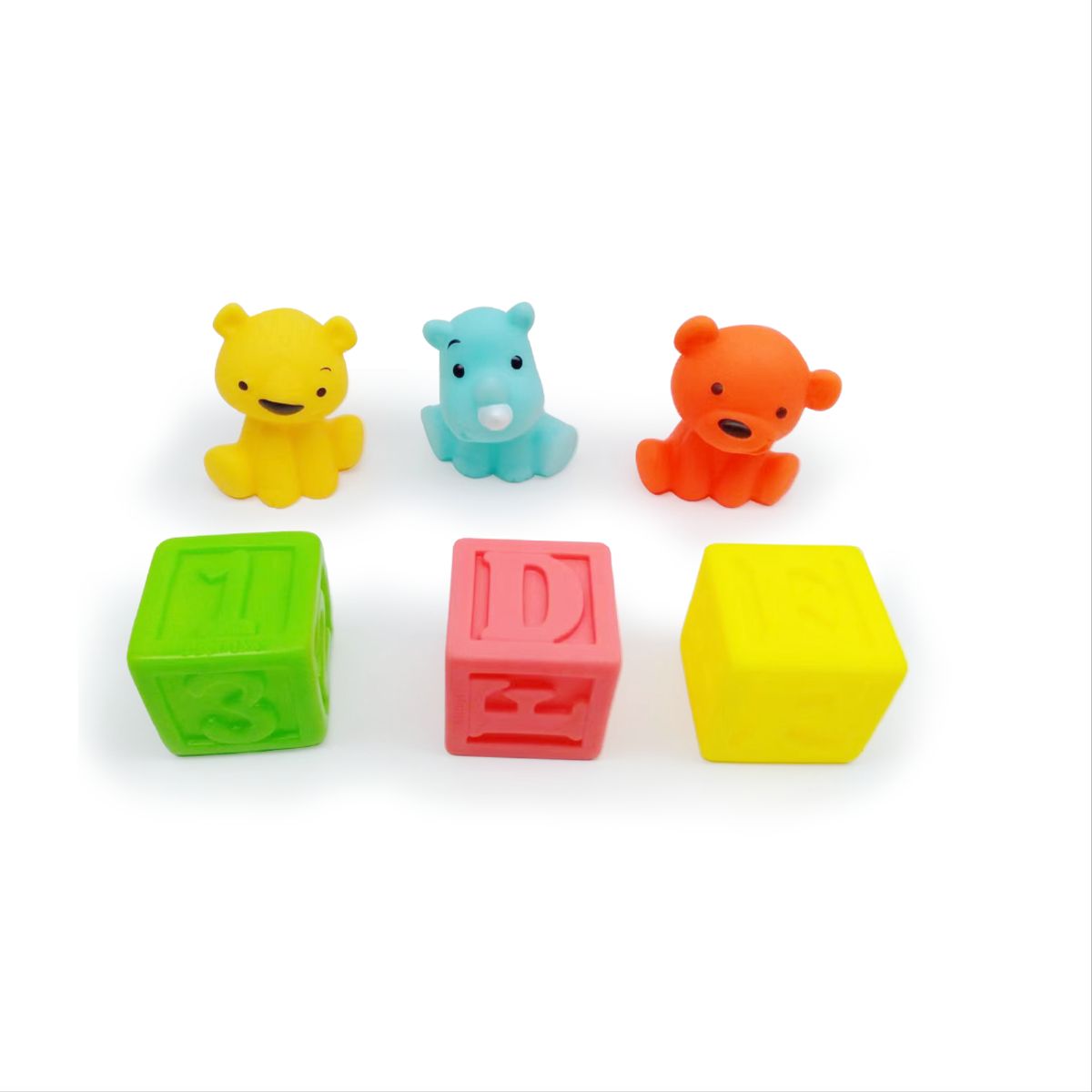 IDEAL BABY & KIDS - SET DE ANIMALITOS PARA LA DIVERSION DEL BAÑO