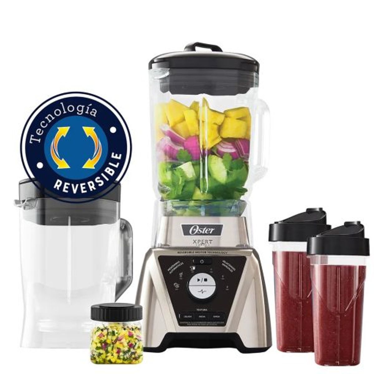 OSTER - Licuadora Xpert Oster + Accesorios con control textura BLST3B CAG 053