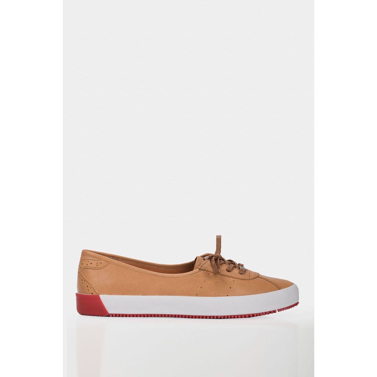 VELEZ - Vélez Tenis Planos Atenas De Cuero Para Mujer Casual Miel