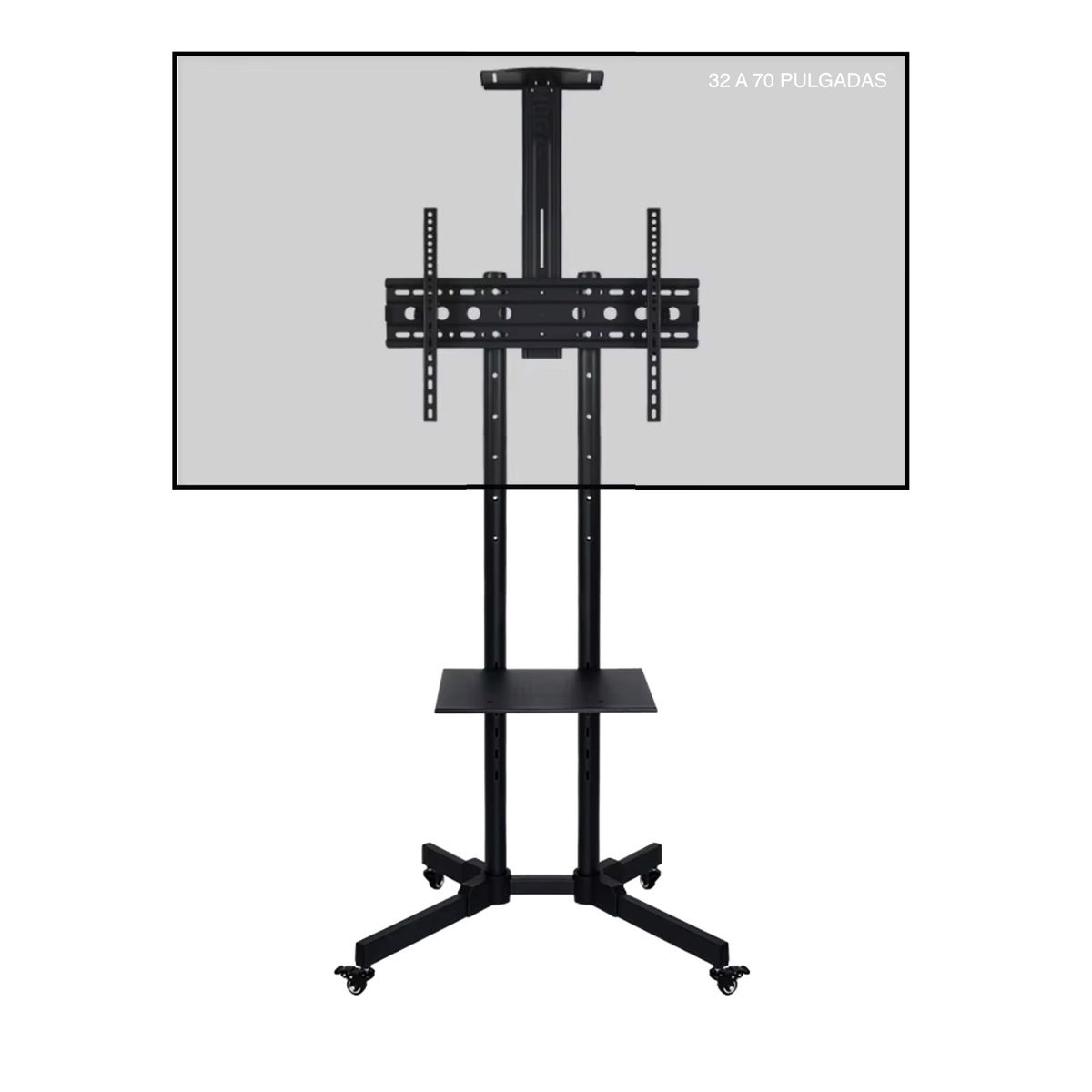 TROLLEY DOLLY - Rack Con Ruedas para Televisores de 32 a 70 pulgadas