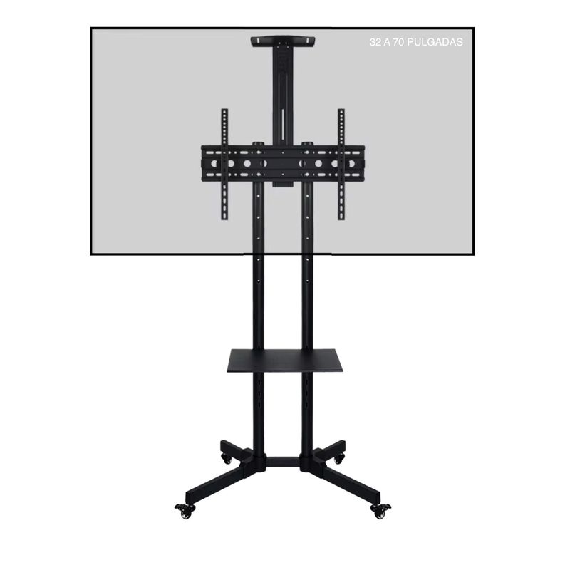 TROLLEY DOLLY - Rack Con Ruedas para Televisores de 32 a 70 pulgadas
